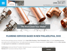 Tablet Screenshot of newphillyplumbing.com